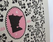 Lovely Minnesota Screenprint