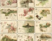 Download Version ANTIQUE 1897 CALENDAR IMAGES Beautiful Illustrations Bible Quotes Flowers Scenes Emailed
