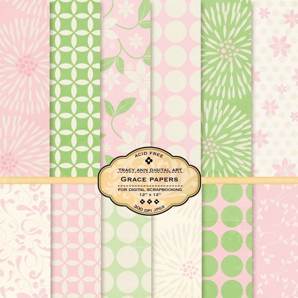 Grace Digital Paper Pack
