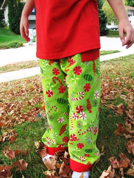 Whimsy Couture Sewing Pattern Tutorial Reversible Girls Boys Pants nb - size 8 PDF