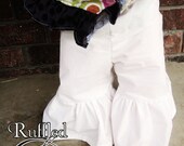 Ruffle Pants, Jumbo Ruffled Pant, Basic White, Childrens Clothing, all sizes up to 2T