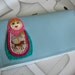 From Cleveland With Love Checkbook Cover Vintage Blue