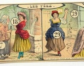 1900's French Game PRINT  - Fairy Tale Awesome early 1900's French game board print