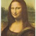 Old 1930's Mona Lisa  ART PRINT