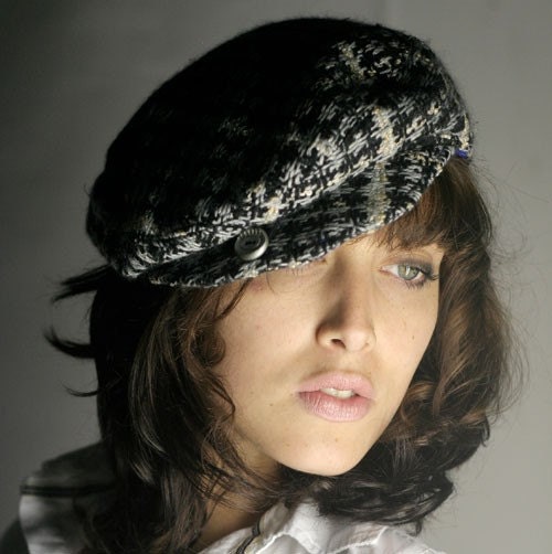 cashmere newsboy hat