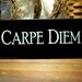 Carpe Diem Wood Sign Wall Decor