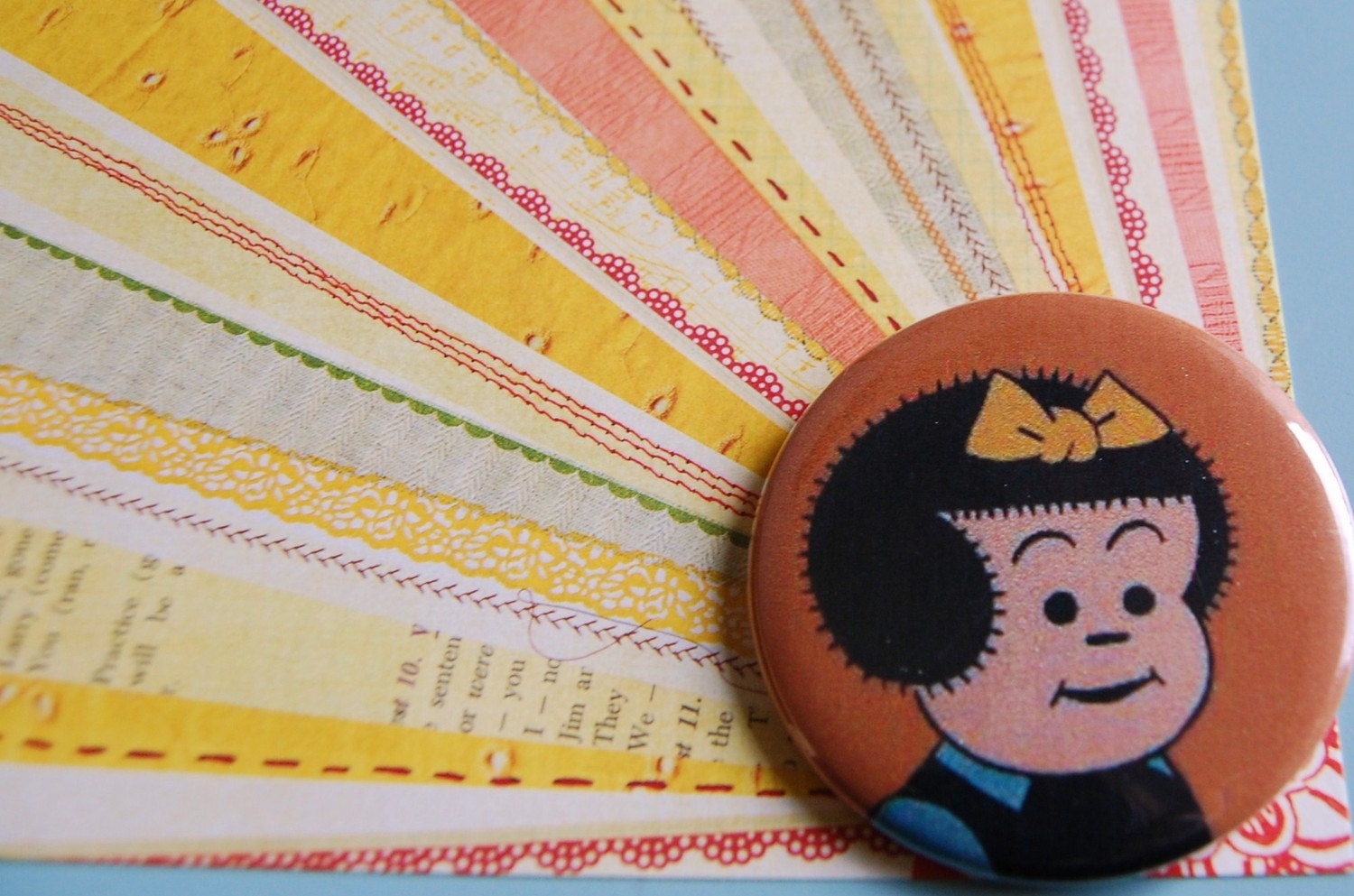 NANCY-BIG Pinback Button-BROOCH