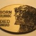 The Old Man of the Mountain  Wooden Customized Magnet