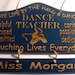 Personalized Wooden Dance Ballet Teacher Wall Hanging