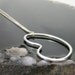 PKD Awareness Single Kidney Pendant in Argentium Sterling Silver