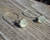 Moss --- Sterling Silver And Prehnite Earrings
