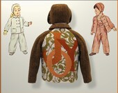 Bundle of Joy - 1940's style coat and hat set - child's size 1