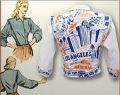 Los Angeles - 1940's style cropped jacket - Women's size 4