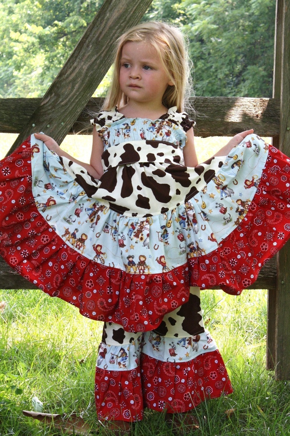 Lonestar twirl dress......Momi boutique
