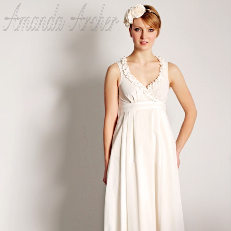 Bella Ivory Wedding Gown, Made to Order
