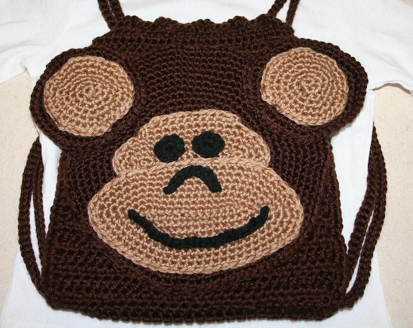 Monkey Backpack Crochet Pattern