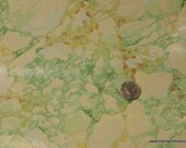 1940's Vintage Wallpaper Green and Brown Marble Print