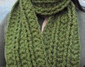Crochet PDF Pattern - Columns with Shells Scarf (US or UK version available)
