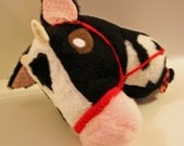 Moo Cow Stick Animal Head by Kim Loberg
