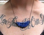 Blue Splatter Necklace