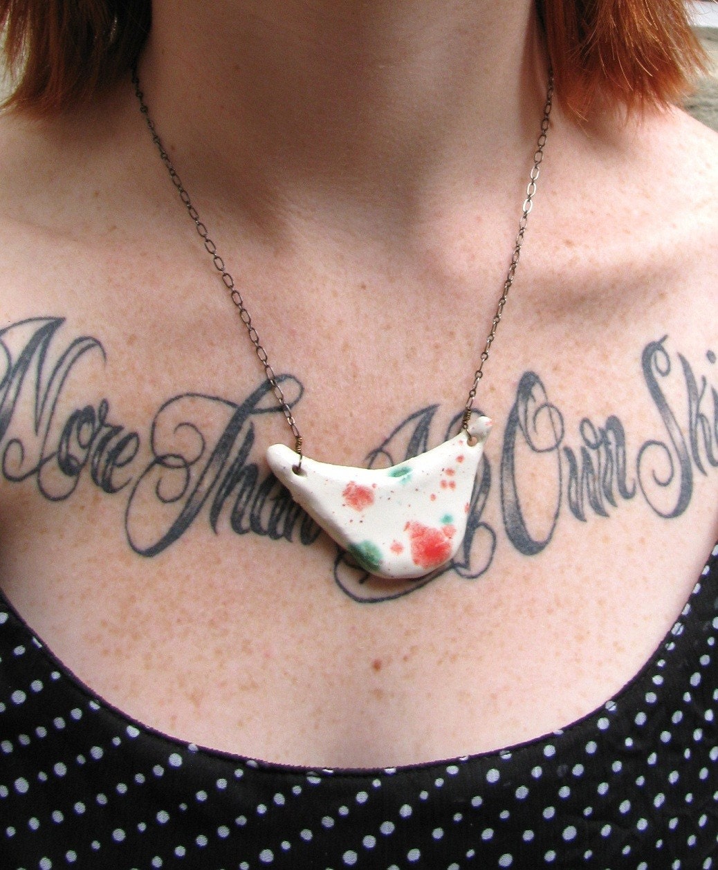 Poinsettia Necklace