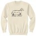 Doxie Lover - Dachshund Dog Art Sweatshirt Ultra Cotton Small - 2XL