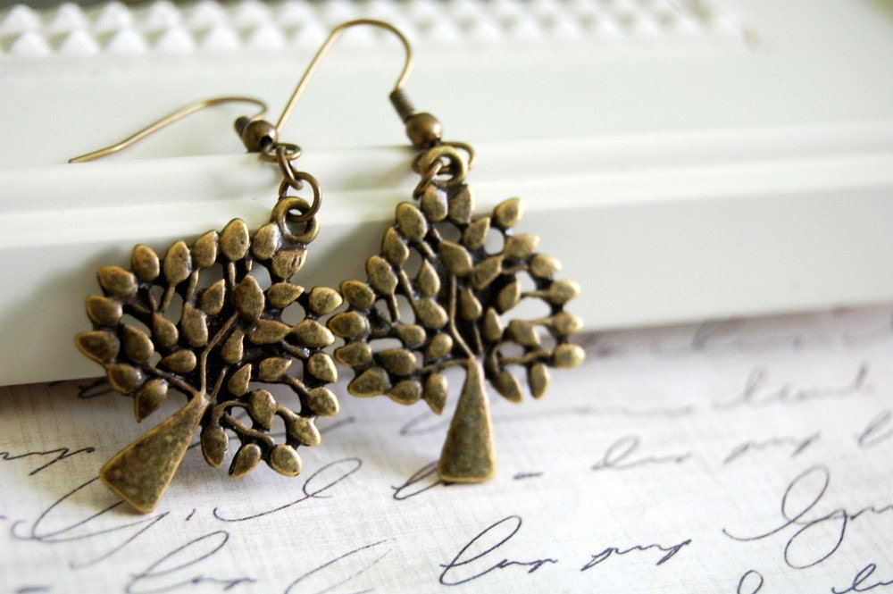Leafy Tree Earrings