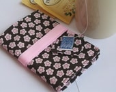 Pink Daisies and Chocolate Tea Book with Pink Ribbon Closure