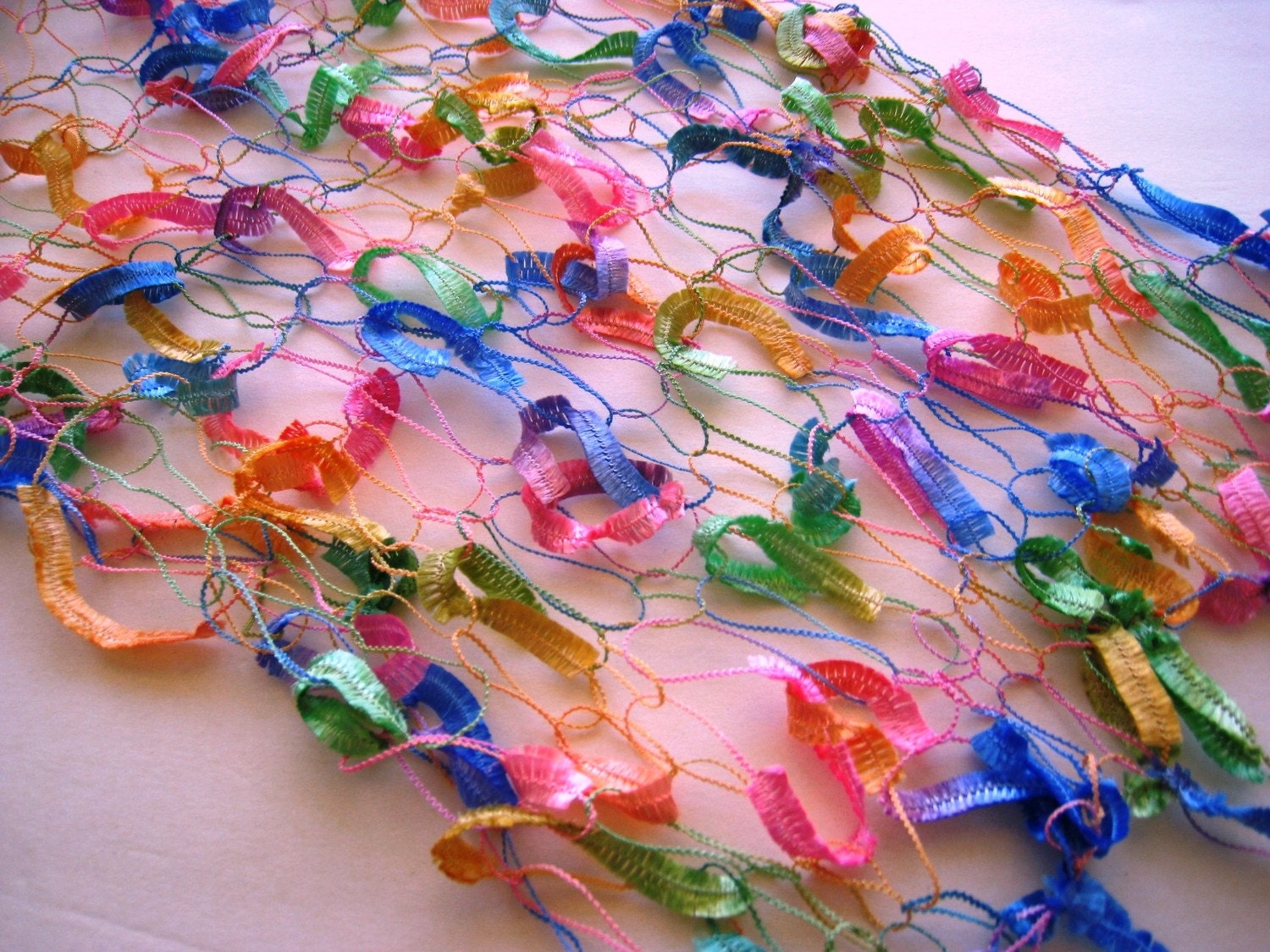 Bright Pastels Summer Scarf