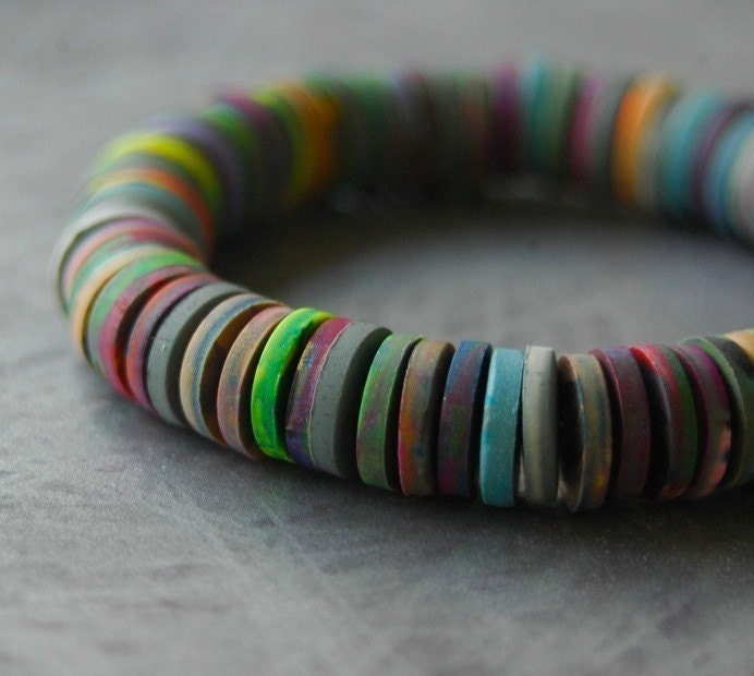 Reef color beaded bracelet