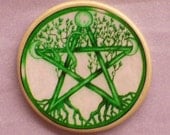 TREE of LIFE Pentacle Talisman Amulet Witch Wicca