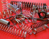 Metal Spring Assortment, 30 Pieces, Mixed Sizes, Diameters and Types, Steel and Stainless Steel