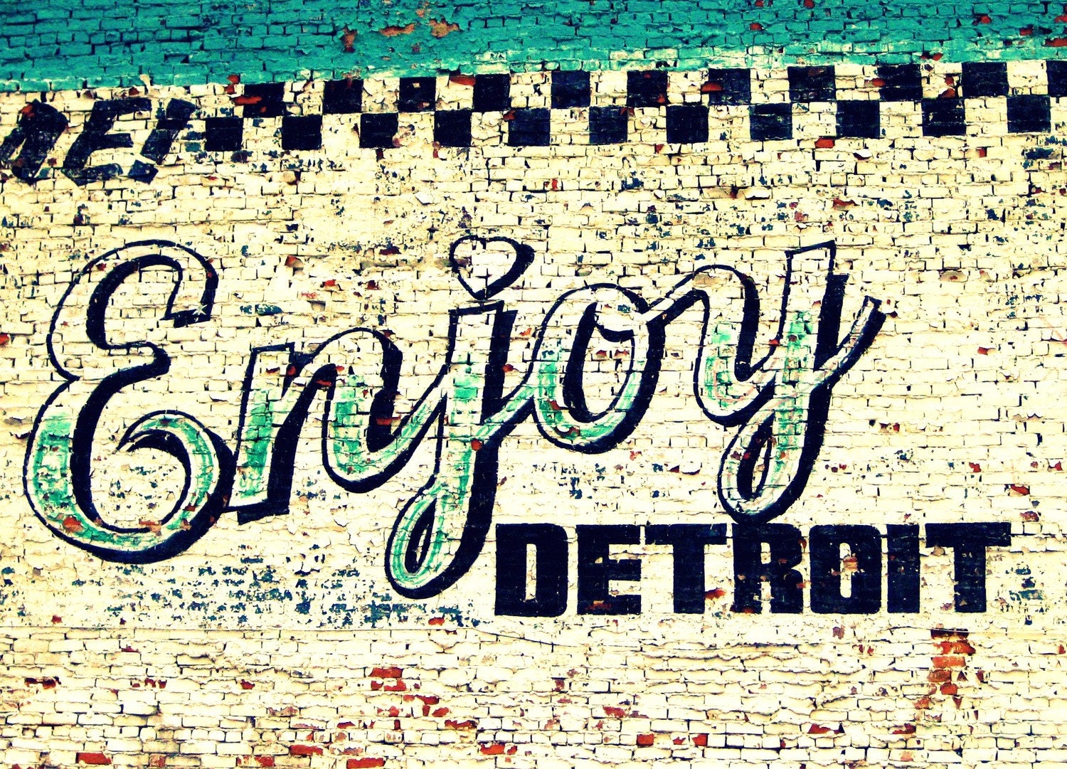 5x7 Enjoy Detroit Fine Art Print