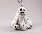 Halloween Ornament, Ghost Ornament, White Ghost, Spooky Ornament