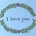 I love you. Original Drawing. Yardia