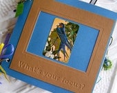 Art Journal - What's Your Focus Embellished and Decorated Hopes and Dreams Journal