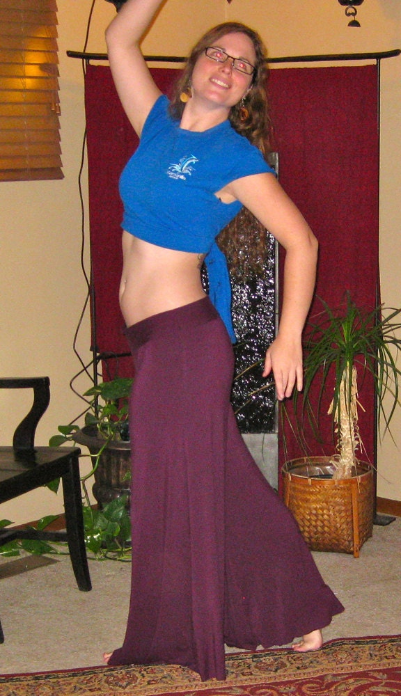 Sewing Pattern for Flared Knit Pants