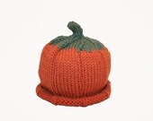 Pumpkin Hat for Babies - 3 - 6 Months - In Stock - Ready to Ship