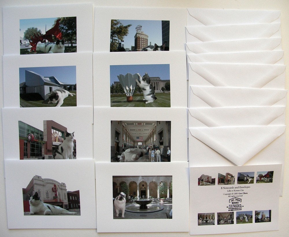 Lilly in Kansas City Notecard Set