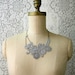 lace necklace -ADIEU TRISTESSE- (pale grey)