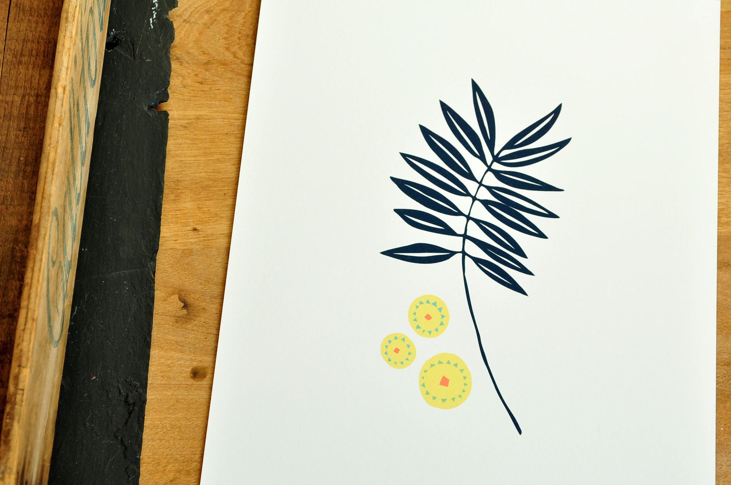 Graphic Botanical Print