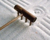 Mini tabletop Zen Garden Rake - Handmade in Oregon U.S.A.- No ones perfect - Second