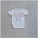 Ursa Major - mens tshirt - grizzly bear print with orange arrows on natural organic cotton t shirts - gift for him - S/M/L/XL