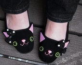 Happy Kitty Mary Jane Shoes - size 8