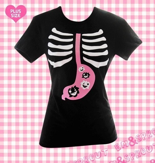 Bad Stomach Ladies Tee - Size 1X Plus