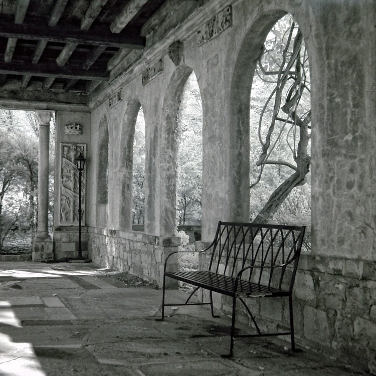 To the Garden - 8x8 - Infrared Fine Art Photograph