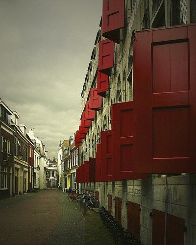 Red Shutters - 11x14 Fine Art Print