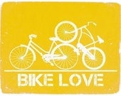 bike love - 11x14 graphic print