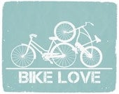 Bike Love - 8x10 Graphic Print
