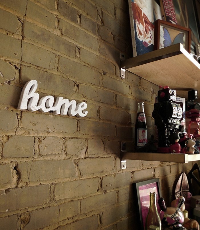 home handmade wood sign - wall decoration for vintage or modern decor